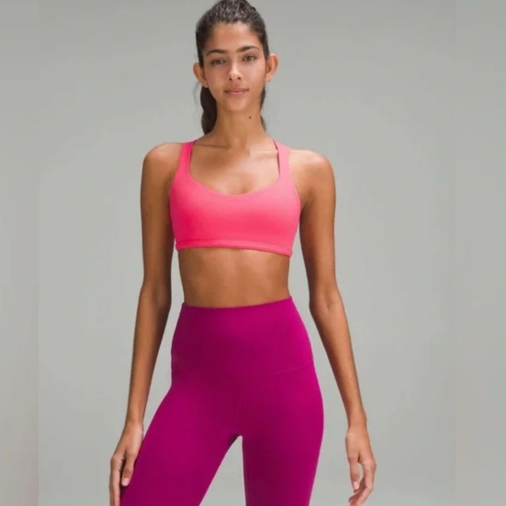Lululemon Pink Intimates Bra with Racerback